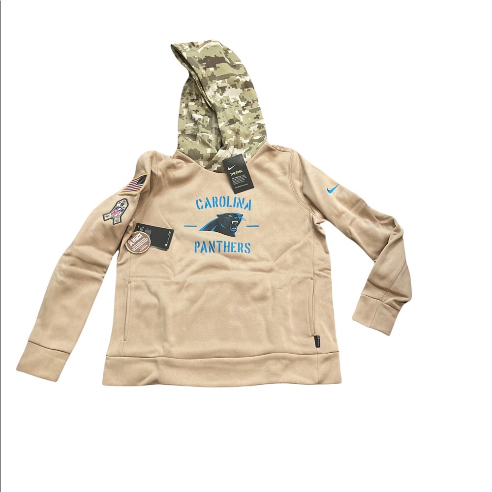 Carolina Panthers Nike Women’s Salute to‎ Service Pullover Hoodie Sweatshirt